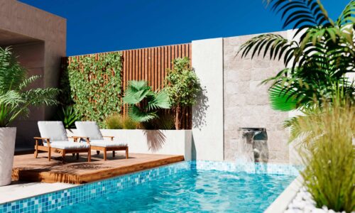 Begrünung für den Pool: So holst du dir die Tropen nach Hause